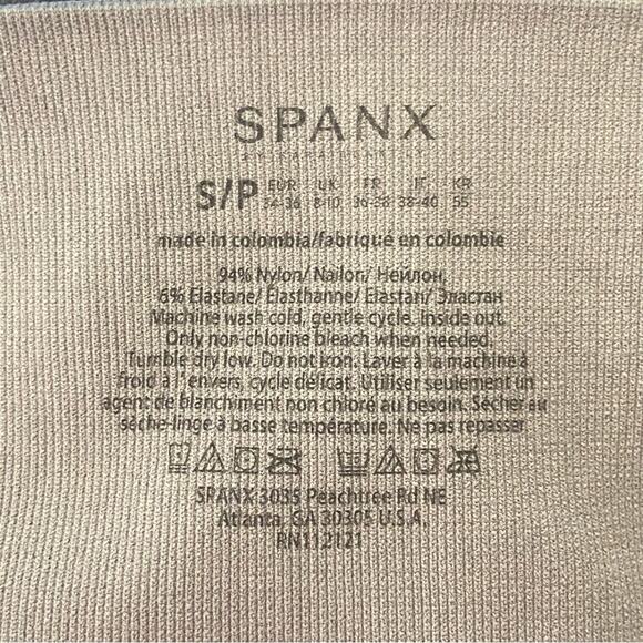 Spanx Look at Me Now Seamless Leggings in Heather Camo Women’s Size Small - Picture 6 of 7